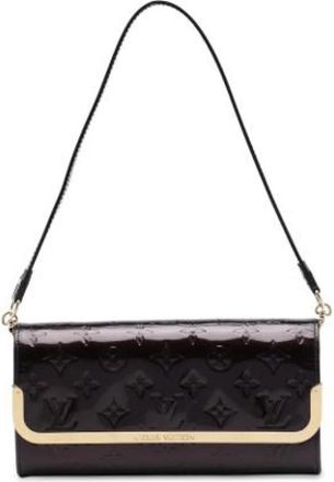 Louis Vuitton Tweedehands leren Louis Vuitton tassen - Dames - Vintage Schoudertas - Paars - ONE Size - Vintage
