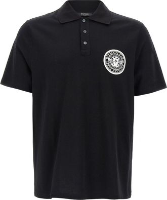Balmain Coin Polo Shirt
