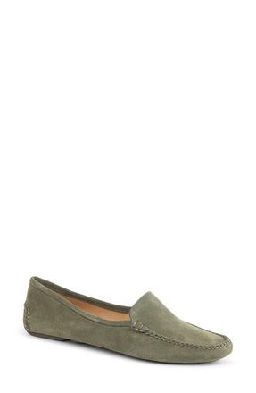 Patricia Green Jillian Loafer in Olive Suede at Nordstrom, Size 6.5