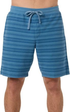O'Neill Country Club Stripe Shorts in Captains Blue at Nordstrom, Size Xx-Large