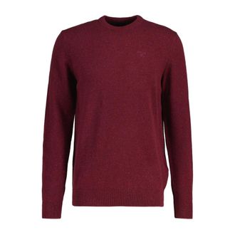 Barbour Maglia Girocollo Essential Tisbury - - Knitwear - Uomo - Rosso - XL