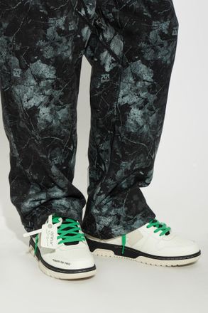 Off-white OOO Miles Davis Low-top Sneakers, Mens, White