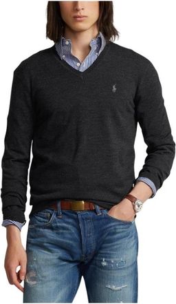 Ralph Lauren V-hals Truien - Heren - V-hals truien - Zwart - XL - Truien & Vesten