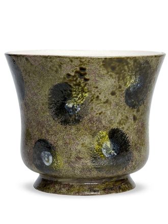 1882 Ltd Vaas met abstract patroon (21cm) - Groen