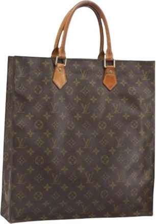 Louis Vuitton Pre-owned Tote Bags, female, Brown, Size: ONE SIZE Pre-owned Canvas Tote Bag