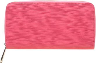 Louis Vuitton Epi Pink Leather Long Bill Wallet (Bi-Fold) (Pre-Owned)