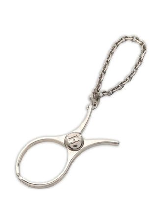 Herm&egrave;s Porta guanti con catena anni 2010 - Argento