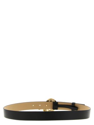 Fabiana Filippi Sculptural Knot Buckle Belt - Black