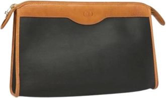 Dior Pre-owned Clutches, female, Black, Size: ONE SIZE Pre-owned Vintage Clutch Bag