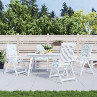 vidaXL Furniture Limited - Cojines De Silla De Respaldo Alto 4 Uds Tela