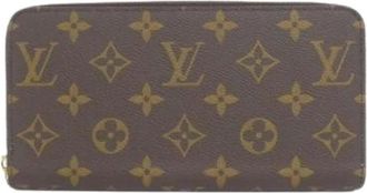 Louis Vuitton Pre-owned Wallets, female, Brown, Size: ONE SIZE Pre-owned Long wallet (bi-fold)
