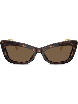 Dolce & Gabbana Eyewear Occhiali da sole Crystal cat-eye - Oro