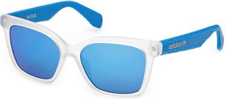 adidas OR0070 26X Womens Sunglasses Clear Size 54