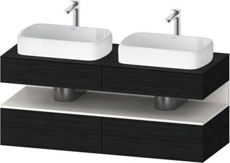 Duravit Qatego Consola Mueble Bajo Lavabo, 2 Extensiones, 2 - Duravit