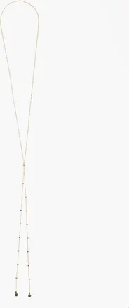 Bottega Veneta Gold-Colored Necklace in Silver with Stone Pendants Bottega Veneta