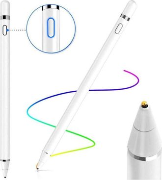 Trade Shop Trade Shop - Penna Stilo Pennino Capacitivo Da 1,2mm Digitale Ricaricabile A Punta Fine Touch