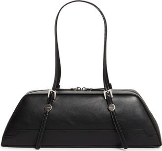 Marni East/West Duffle Leather Shoulder Bag in Black at Nordstrom