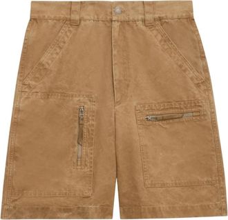 Isabel Marant Kyle Short - Heren - Korte Broeken - Bruin - W38 - Katoen - Korte Broeken
