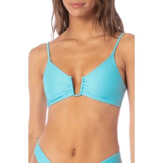 Maaji Bia Reversible Bikini Top in Blue at Nordstrom Rack, Size Small