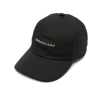 Rick Owens Geborduurde Baseballpet - Heren - Petten - Zwart - S - Katoen - Accessoires