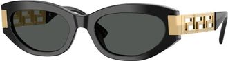 Versace VE4501 GB1/87 Womens Sunglasses Black Size 54