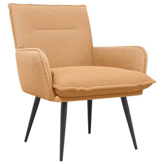 vidaXL Sill&oacute;n Beige Boucl&eacute; Vidaxl