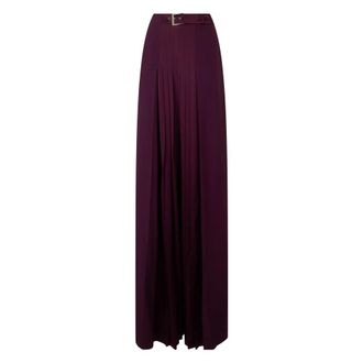 Alberta Ferretti Rokken, Dames, Paars, S, Lange vloeiende rok
