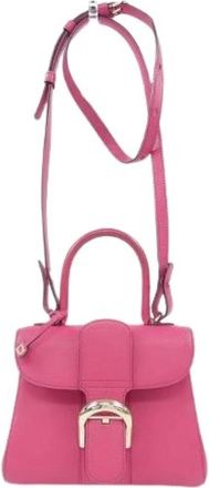 Delvaux Pre-owned Brillant Bag - Dames - Vintage Handtas - Roze - ONE Size - Leer - Vintage