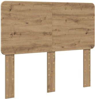 vidaXL Cabecero Roble Artesanal 120 Cm Madera Contrachapada Vidaxl