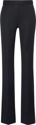Sportmax Slim-fit Broeken - Dames - Slim Fit Broeken - Zwart - XS - Wol - Broeken
