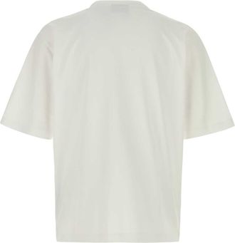 Dsquared2 Mens White Cotton Oversize T-Shirt Exterior