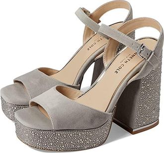 Kenneth Cole Dolly Crystal Womens Shoes Silver : 10 M, Textile