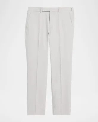 Ermenegildo Zegna Men & apos;s Cotton-Stretch Modern Fit Trousers