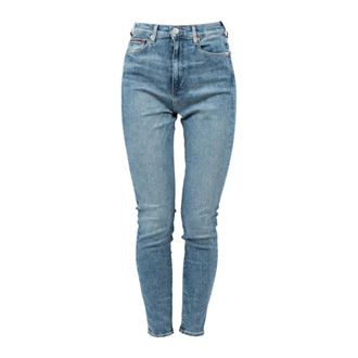 Tommy Hilfiger Dames, Jeans, Blauw, Maat: W32 Katoen