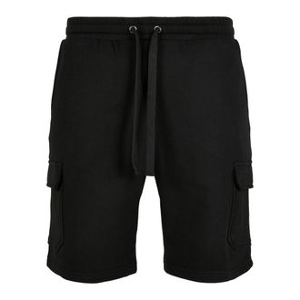 Urban Classics Heren Bio Cargo Pocket Sweat Shorts (Zwart)