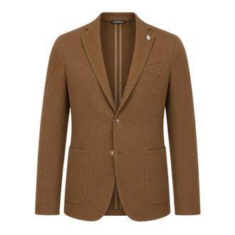 Daniele Alessandrini Jassen, Heren, Bruin, L, Polyester, Giaccia Monopetto