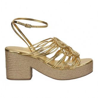 Love Rio Womens Marigold Strappy Rope Wedge