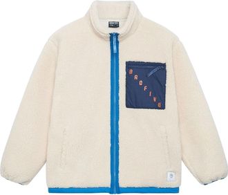 Li-Ning x BADFIVE Winter Warm Padded Jacket White Blue AFDSA67-1