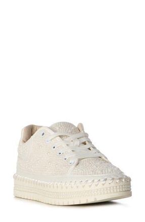 Azalea Wang Cardin High Top Sneaker in White at Nordstrom Rack, Size 9