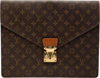 Louis Vuitton Portadocumenti Senateur con monogramma 1991 - Marrone