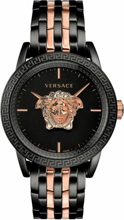 Versace Palazzo Empire Horloge - Heren - Accessoires - Zwart - Maat: ONE Size