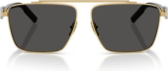 Dolce & Gabbana Sunglasses Dg2328 131387 Gold Silver/Dark Grey Men