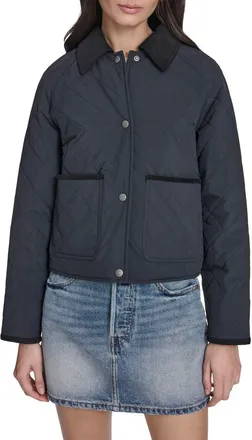 Levi's Quilted Barn Jacket in Black at Nordstrom, Size X-Large