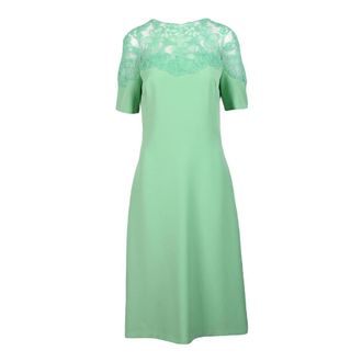 Ermanno Scervino Kleedjes, Dames, Groen, L, Polyester, jurk vrouw