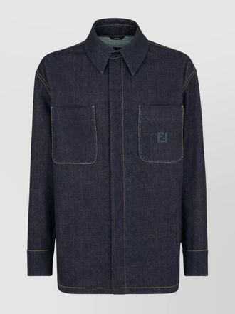 Fendi denim shirt jacket