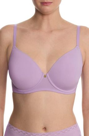 Natori Cloud Comfort Underwire Back Smoothing Bra in Violet Tulip at Nordstrom, Size 36Ddd