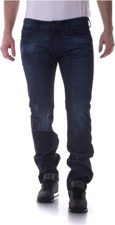 Armani Donker 6Xcj 06Cd 28Zb - Heren - Slim Fit Jeans - Blauw - W40 - Katoen - Jeans