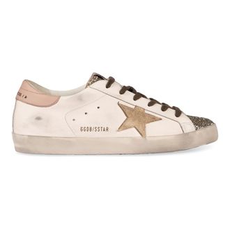 Golden Goose Sneakers, female, White, 6 UK, Super-Star Leather Low-Top Trainers