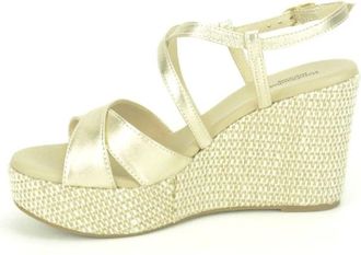 Nero Giardini Schoenen, Dames, Geel, 38 EU, Raffia Spie Z Sandal