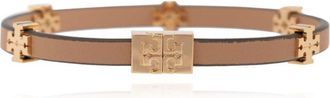 Tory Burch Eleanor bracelet - women - Brass/Bio-Tex - M/L - Neutrals